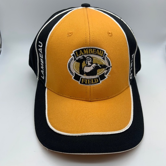 Gear For Sports Lambeau Field Green Bay Packers Football Yellow/Black Hat - Picture 1 of 15